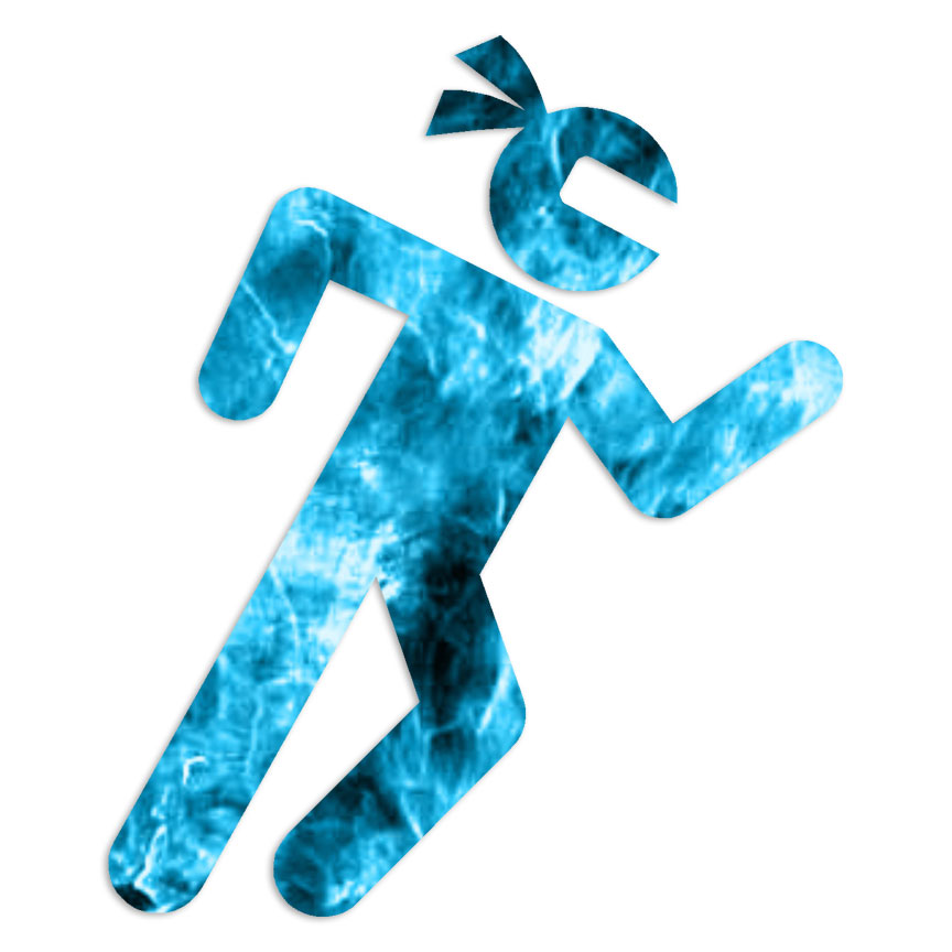 Stick Figure Ninja - Decal Sticker - Multiple Patterns & Sizes